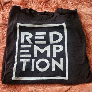 REDEMPTION Black and white Redemption Church NYC graphic tee